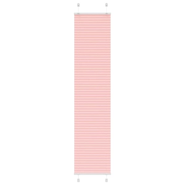 vidaXL Store plissé rose 45x200 cm largeur du tissu 44 4 cm polyester