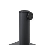 vidaXL Pied de parasol Gris foncé 45 x 45 x 31 cm