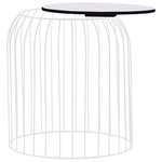 vidaXL Tables basses 3 Pièces Blanc