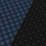 vidaXL Film solaire de piscine flottant PE 381 cm Noir et bleu