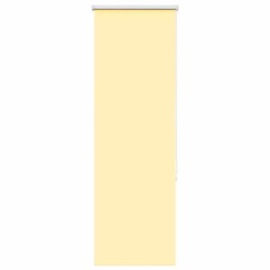 vidaXL Store enrouleur occultant jaune largeur du tissu 45 7 cm