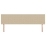vidaXL Tête de lit Vert gris clair 180 cm Tissu côtelé