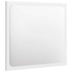 vidaXL Ensemble de meubles de bain 2 Pièces Blanc brillant Aggloméré