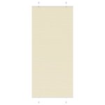 vidaXL Store plissé crème 95x200 cm largeur du tissu 94 4 cm polyester