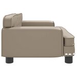 vidaXL Canapé pour enfants cappuccino 70x45x30 cm similicuir