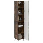 vidaXL Ensemble de Meubles 2 Pièces Chêne fumé Bois d'ingénierie