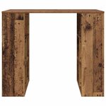 vidaXL Bureau Bois Ancien 90 x 50 x 75 cm Bois d'ingénierie