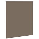 vidaXL Store enrouleur occultant café 125x130cm largeur du tissu