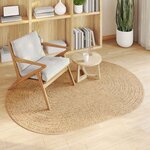 vidaXL Tapis ZIZUR Marron 170 x 120 cm Polypropylène