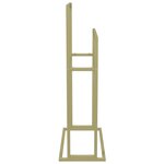 vidaXL Porte-serviettes sur pied Doré 48x24x78 5 cm Fer