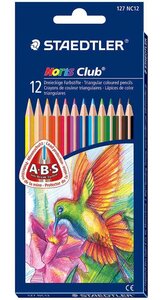 étui de 12 crayons de couleur NORIS CLUB triplus STAEDTLER