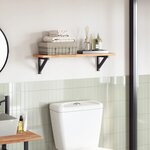 vidaXL Dessus de table rectangulaire 100x20x2 cm bois massif d'acacia
