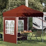 vidaXL Tente de fête pop-up 195 x 195 x 245 cm Terre cuite