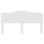 vidaXL Tête de lit Blanc 180 cm Bois d'ingénierie