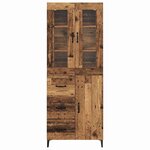 vidaXL Haut Armoire Bois Ancien 69 5 x 34 x 180 cm Bois d'ingénierie