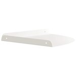 vidaXL Étagère Flottante d'Angle 2 pc Blanc 30 x 30 x 2 cm