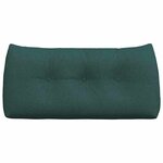 vidaXL Coussin de Dos Vert foncé 100 x 24 x 50 cm tissu