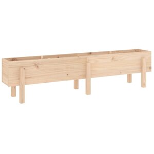 vidaXL Lit surélevé de jardin 160x30x38 cm bois de pin massif