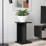 vidaXL Support de Plante Chêne noir 25 x 25 5 x 40 5 cm