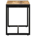 vidaXL Banc 80x35x45 cm bois massif de manguier