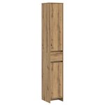 vidaXL Armoire de salle de bain Chêne artisanal 30 x 33 x 190 cm