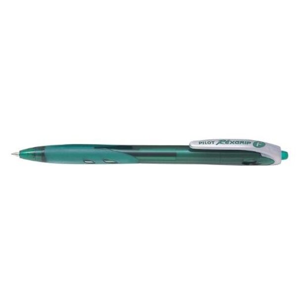 Stylo à bille RexGrip Begreen, rétractable, vert PILOT