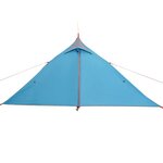 vidaXL Tente de camping tipi 1 personne bleu imperméable