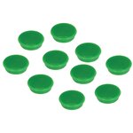 paquet de 10 aimants de fixation  force adhésive: 1500g  vert FRANKEN