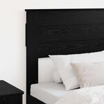 vidaXL Tête de lit Chêne noir 75 cm Bois d'ingénierie