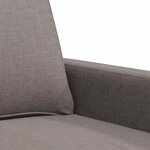 vidaXL Canapé à 3 places Taupe 180 cm Tissu