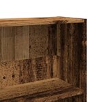 vidaXL Bibliothèque vieux bois 80x24x176 cm bois d'ingénierie