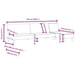 vidaXL Ensemble de canapés 2 Pièces gris clair tissu