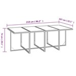 vidaXL Ensemble à manger de jardin coussins 9Pièces Résine tressée Noir