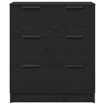 Buffet en chêne noir vidaXL 60x30x70 cm en bois d'ingénierie