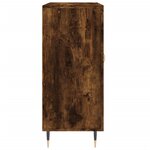 vidaXL Buffet chêne fumé 90x34x80 cm bois d'ingénierie