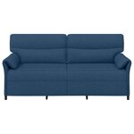 vidaXL Canapé 100  polyester  cadre en métal  MDF  Contreplaqué