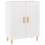 vidaXL Buffet Blanc 69 5x34x90 cm Bois d'ingénierie