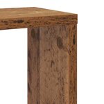 vidaXL Étagères murales avec étagère 2 Pièces Bois ancien 26 x 15 x 26 cm