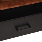 vidaXL Meuble de rangement multimédia Marron Bois d'acacia massif