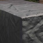 vidaXL Housse pour meubles Uni Noir 143 x 225 x 90 cm 420D