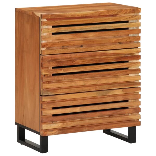 vidaXL Buffet 60x34x75 cm bois d'acacia massif