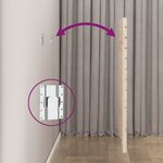 vidaXL Tête de lit murale 126x3x91 5 cm Bois massif de pin