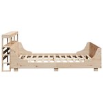 vidaXL Cadre de lit sans matelas 160x200 cm bois massif de pin