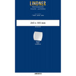 Bandes double soudure 265 x 145 mm pour blocs  carnets de timbres. Fond - Transparent