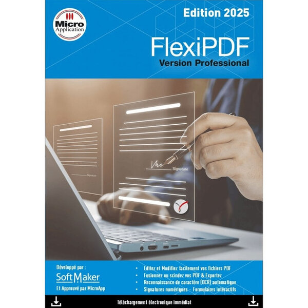 FlexiPDF Professionnel - 3 PC - Licence perpétuelle