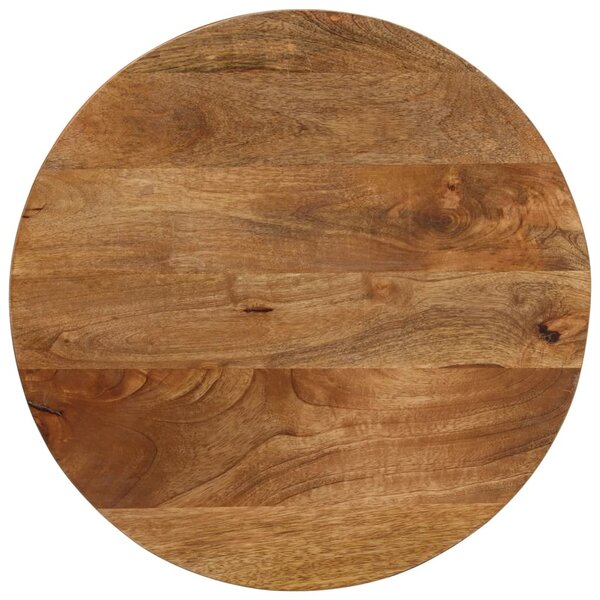 vidaXL Dessus de table Ø 40x2 5 cm rond bois de manguier massif