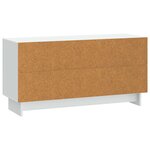 vidaXL Meuble TV Blanc 99 x 34 5 x 50 cm Bois d'ingénierie