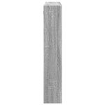 vidaXL Armoire murale sonoma gris 80x15x80 cm bois d'ingénierie