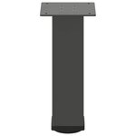 vidaXL Pieds de table basse 4 pièces Anthracite 30-32 cm Acier