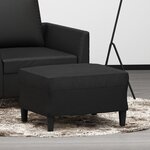 vidaXL Repose-pied Noir 60x50x41 cm Similicuir